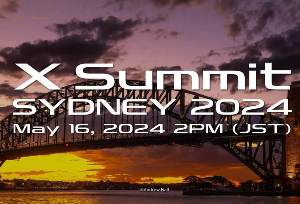 富士宣布2024第二場X Summit峰會將在5月16日於雪梨舉行！將會發表2機1鏡新產品嗎？
