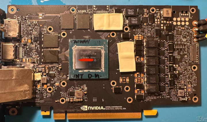 NVIDIA GeForce GTX 2070 GPU 工程樣卡曝光，擁有 2176 個核心