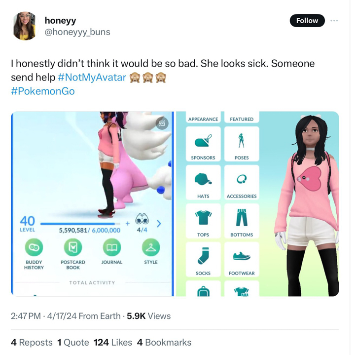 《寶可夢 GO》訓練家捏人系統去除性別造型過於政確，玩家不滿炎上「好好一個人變奇怪了」