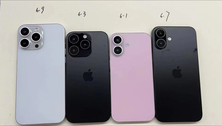 iPhone 16 系列螢幕尺寸資訊曝光，標準機型 6.1 吋、Pro Max 機型 6.9 吋 | T客邦