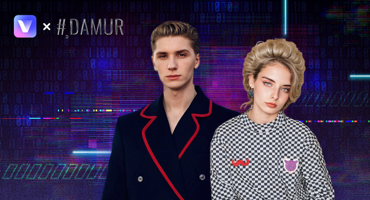 Vivid AI 推出全新「AI 換臉」功能 首度聯名旅德時裝品牌 #DAMUR 設計風格