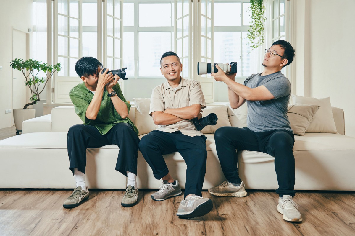 透過 Sony G Master 二代鏡寫影像故事，人像攝影師英聖、阿奶、Ryan 以輕巧揮灑創意，用性能讓拍攝化繁為簡