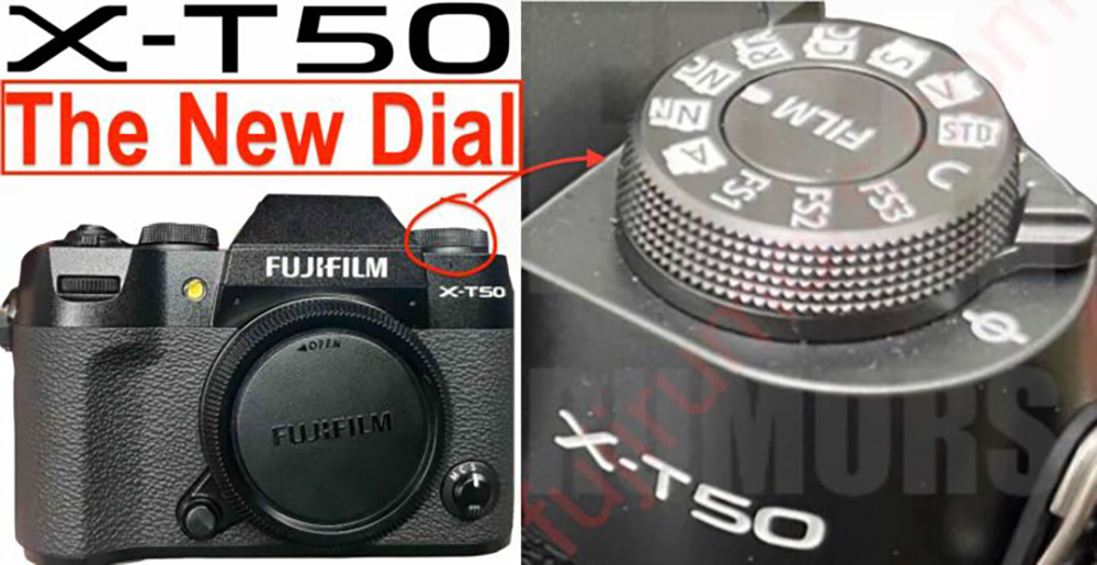 FUJIFILM X-T50將配置全新的軟片模擬轉盤？傳聞建售價約為NT$52,303？