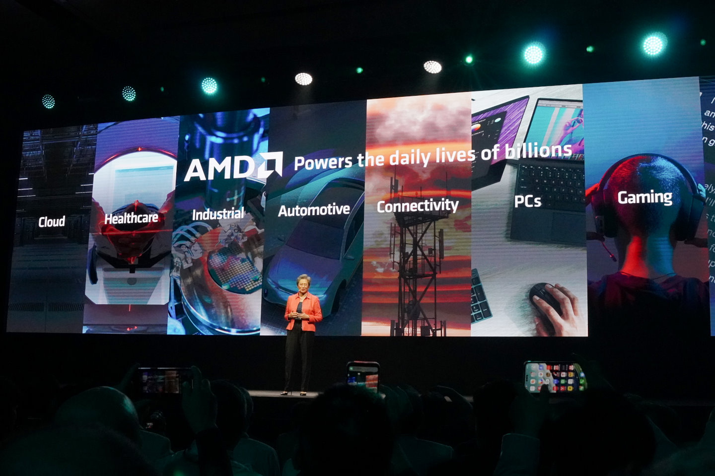 AMD執行長蘇姿丰在Computex 2024台北國際電腦展主題演說，以AMD透過多種不同運算單元以滿足生活的各種需求開場。