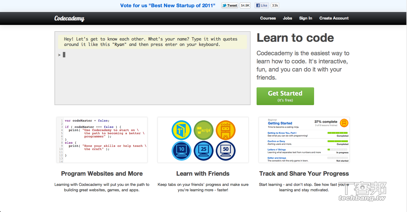 Codecademy 讓你一年內學會寫程式 或許能賺更多錢 T客邦