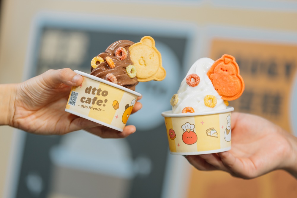 Dard 在松菸打造 dtto friends 主題快閃電，9/8 前互動拍照牆、期間限定商品開賣