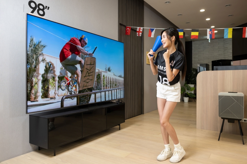 三星 AI 科技加持 2024 巴黎奧運！購買指定智慧顯示器，就送Soundbar、風格邊框等多項好禮