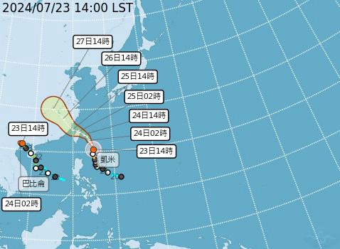凱米颱風跑到哪？颱風動態、停班停課與即時降雨，一次找好懶人包