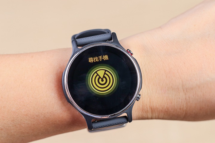 只要確實與手機綁定，也可以透過 VivoWatch 6 尋找手機。