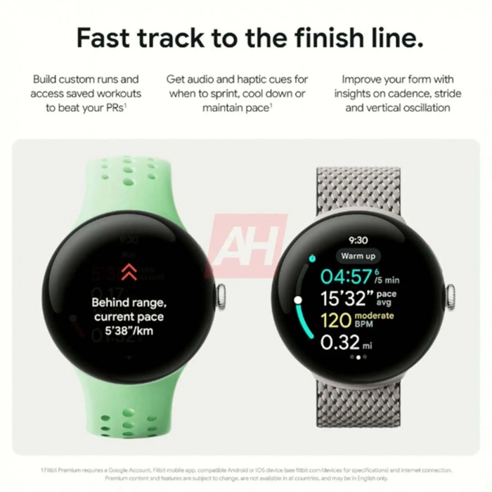Google Pixel Watch 3 / XL 爆料匯總：完整宣傳圖外洩、支援 UWB、改善續航、更小邊框、亮度翻倍