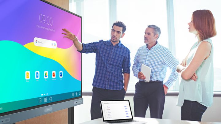 BenQ 全新 Google EDLA 認證互動觸控顯示器 RE04F ：獨家 IT 系統、整合 Google 核心生產力工具