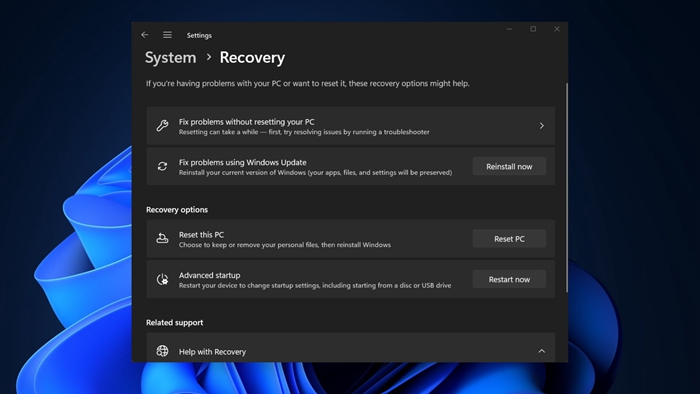 Windows 11新的系統修復方式曝光：透過Windows Update完成重裝，不需另外製作裝機隨身碟