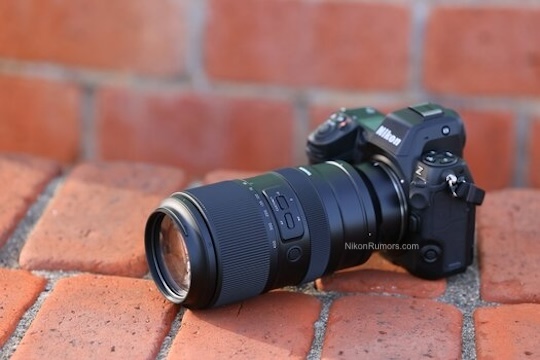 Nikon Z卡口版本的TAMRON 50-400mm f/4.5-6.3 Di III VC VXD間諜照和規格流出