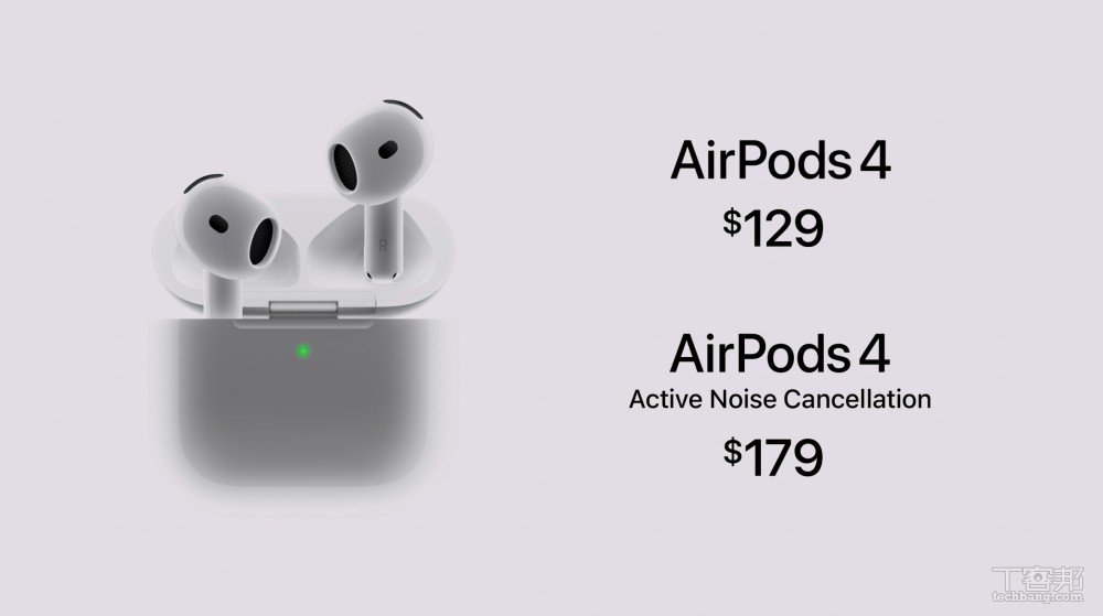 AirPods 4 推主動降噪版、AirPods Max 換新色、AirPods Pro 加入聽力檢測功能