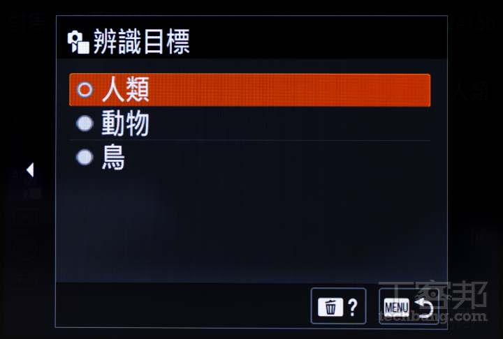 ZV-E10 II 相較前作多了鳥類辨識，在一定的距離條件下可以成功辨識出鳥的眼睛，並保持鎖定追蹤，讓拍攝更有效率。