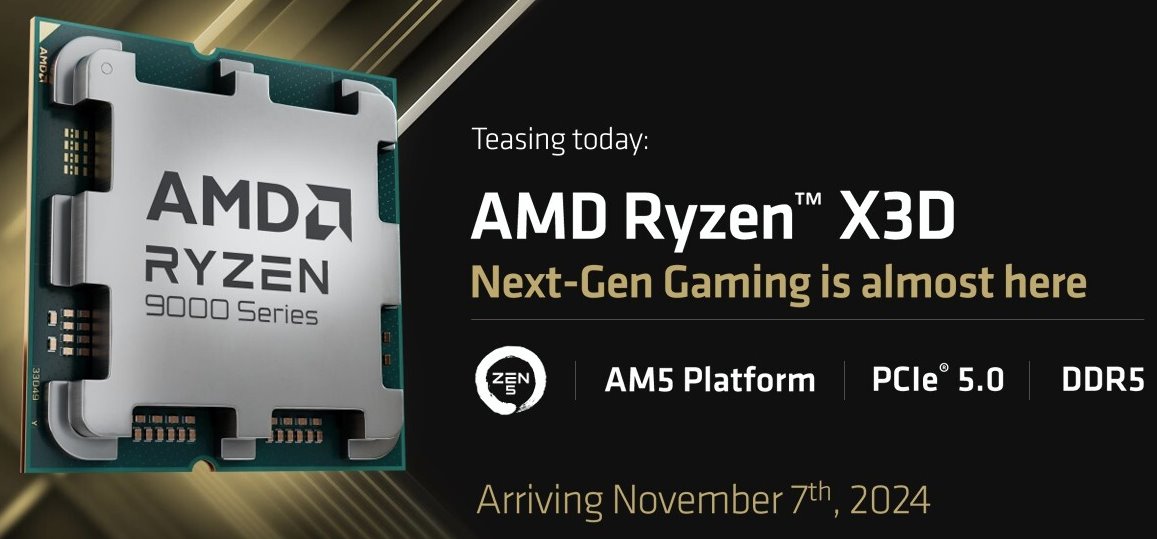 目前尚未公布將會推出哪些型號的X3D版Ryzen 9000處理器。