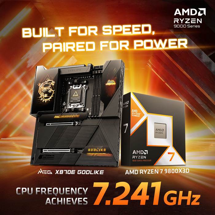 Ryzen 7 9800X3D超頻至高達7.24GHz，電壓逼近2V