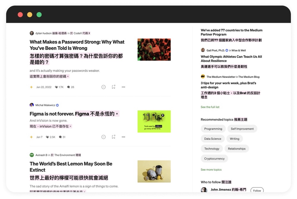秒懂英日韓多國語言！「沉浸式翻譯」工具不只翻譯網頁，還能即時翻譯 Netflix 影片