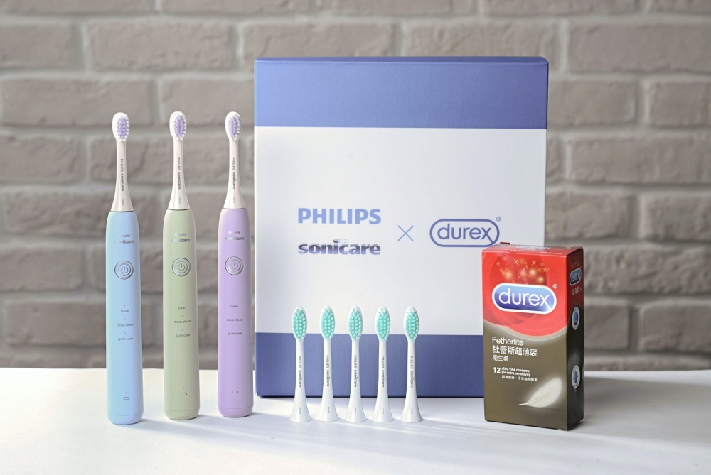 飛利浦 Sonicare 聯手杜蕾斯推情人節限定聯名組合