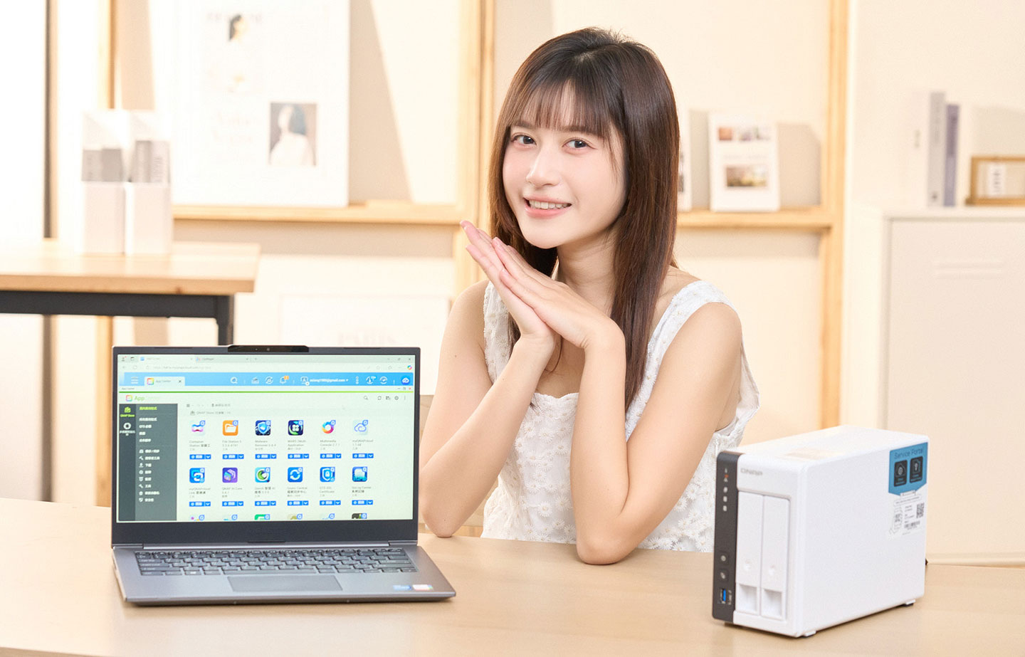 完成儲存區的建置後，下一步就是透過內建的 App Center 選擇需要的應用工具，為 NAS 添加更多實用功能囉！