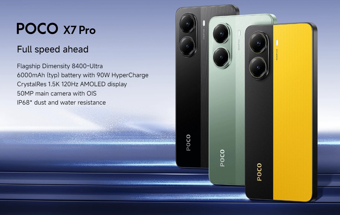小米推出 POCO X7 系列，2/11 開賣、鋼鐵人聯名款一起登場