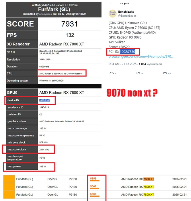 AMD RX 9070 XT 理論跑分首度曝光，效能直逼 RX 7900 XTX