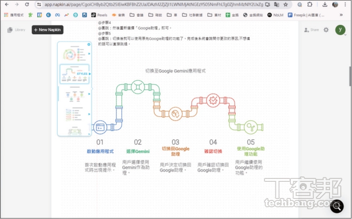 Napkin AI資訊圖表神器：一鍵文字轉資訊圖表，簡報、社群貼文效率UP！