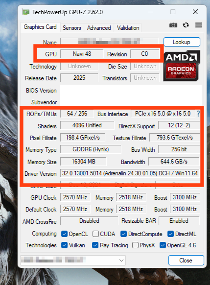 AMD RX 9070 XT顯卡狂飆頻率，最高竟能超過3.2GHz
