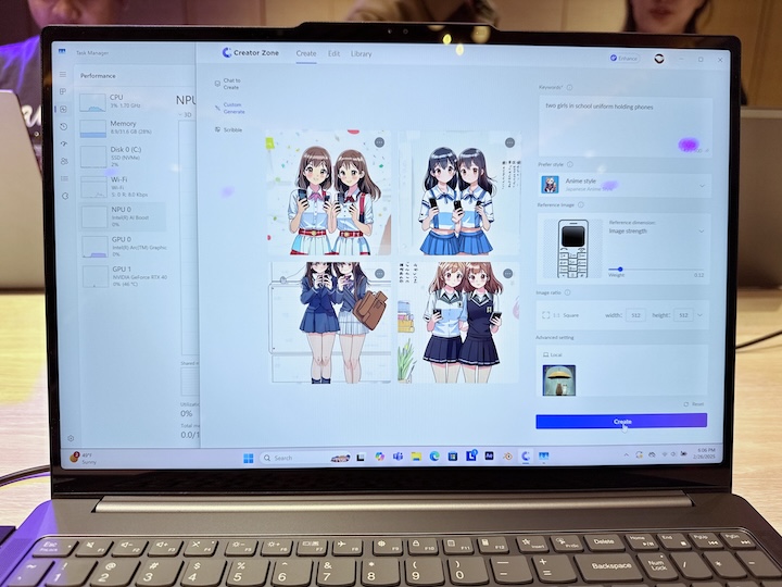 Lenovo Aura Edition 系列 AI 筆電哪裡不一樣？具備不連網的 AI Now 個人 AI 助理、Creator Zone 圖像生成工具