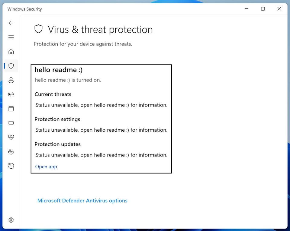 資安專家開發假冒防毒程式以關閉 Microsoft Defender，曝光讓Windows處於不設防狀態風險