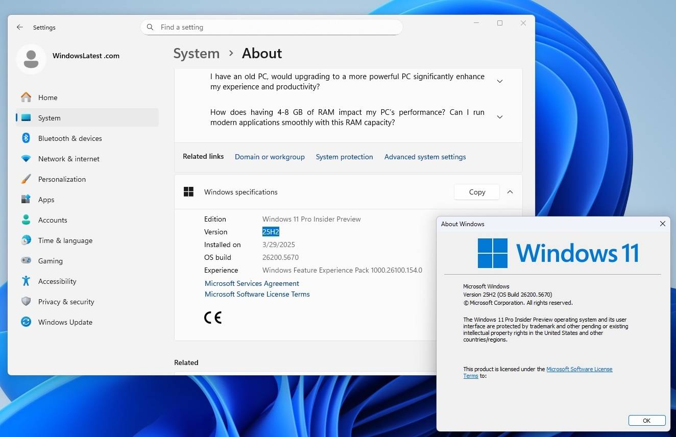 Windows 11 25H2 更新將提升系統穩定性與體驗：微軟 10 月啟動推送