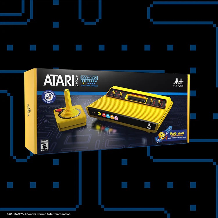 慶祝《小精靈》45 週年，Atari 推出 2600+ Pac-Man 紀念版主機，還有鬼魂配色的無線搖桿
