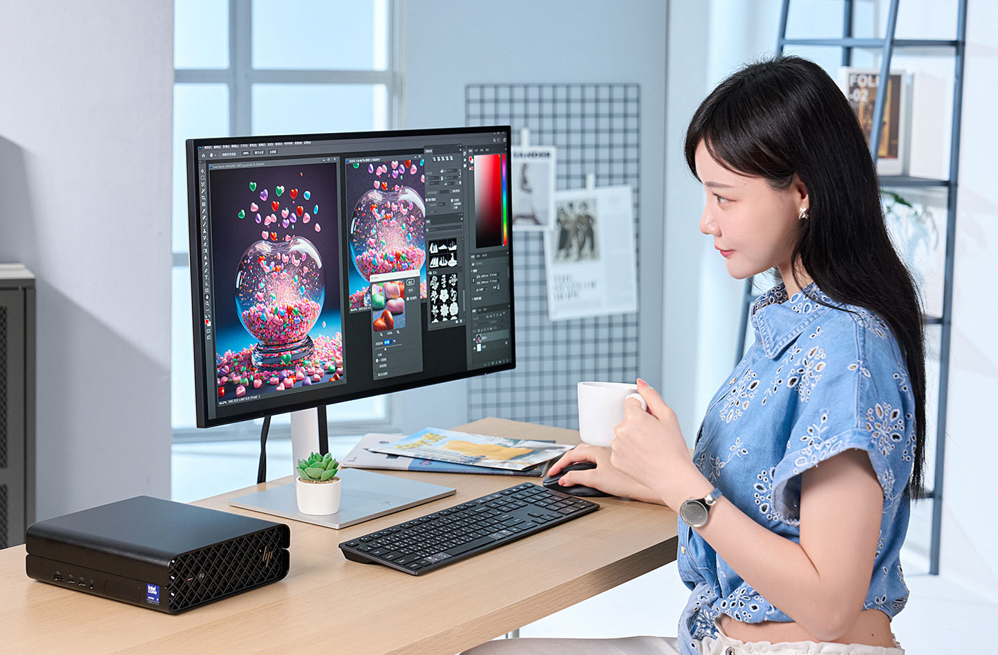 優異的規格配置，讓 HP Z2 Mini G1i 可以輕鬆勝任各類型的內容創作工作。