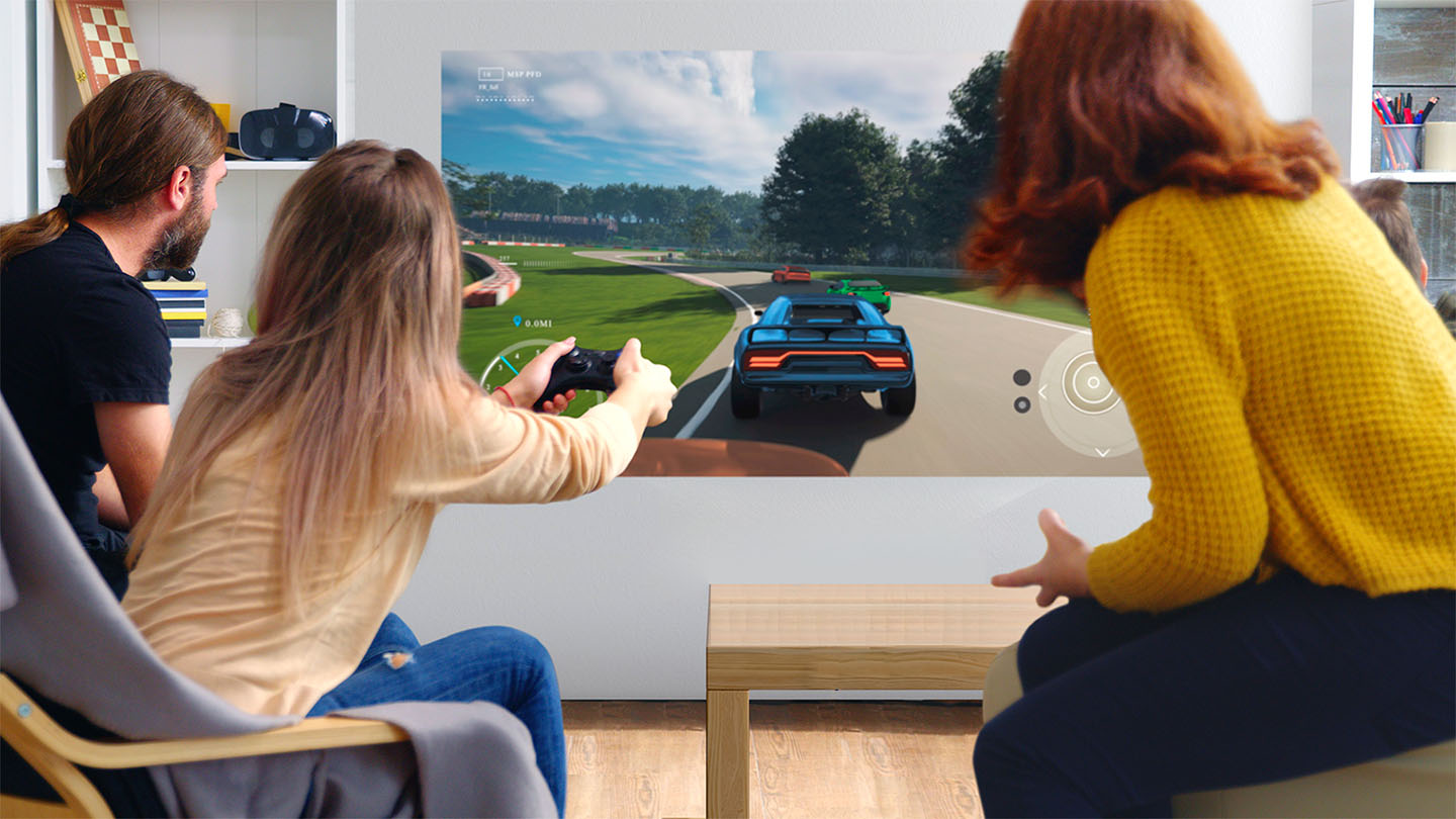 高品質音響配上 Epson 原創全新投影技術，不管拿來追劇、遊戲爽度破表！