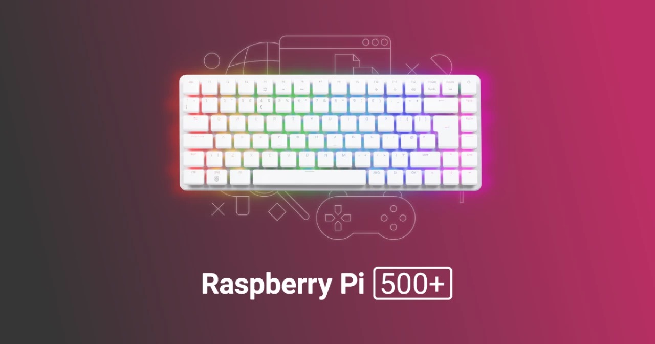 Raspberry Pi 500+ 登場：鍵盤就是電腦、升級機械軸與RGB 背光| T客邦