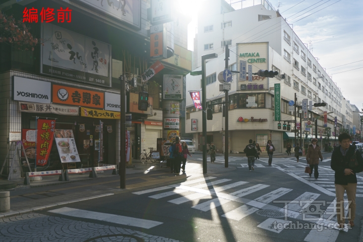 透過編修前/編修後的比較圖,相信各位可清楚看出兩者之間的差異。