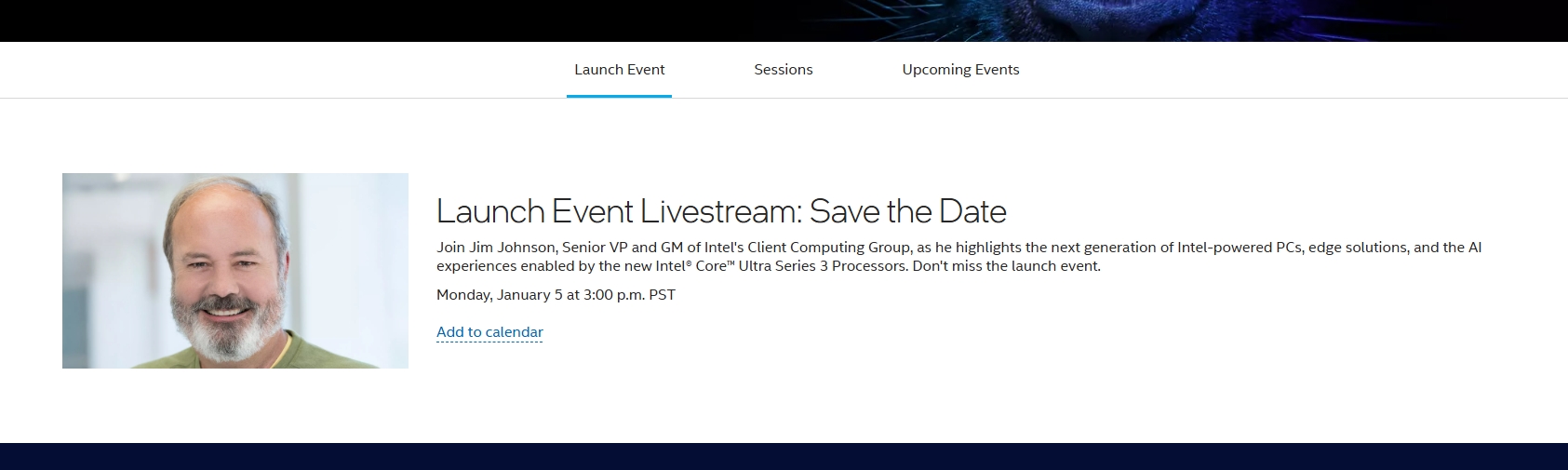 Intel 18A製程首發！全新Core Ultra 300系列將於CES 2026亮相