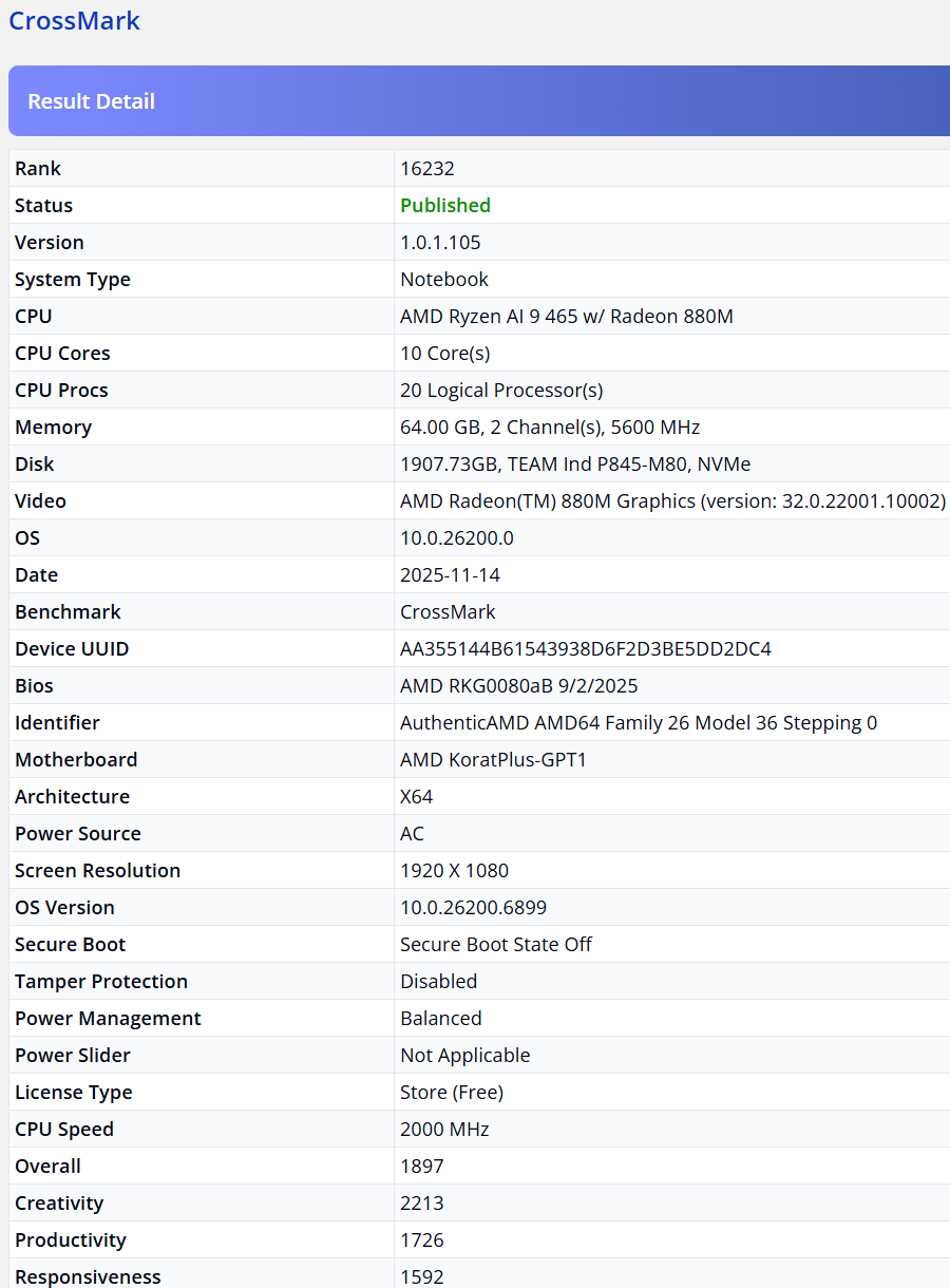 AMD 三款 Ryzen AI 400 系列行動版 APU現身：頻率與 AI 算力同步升級