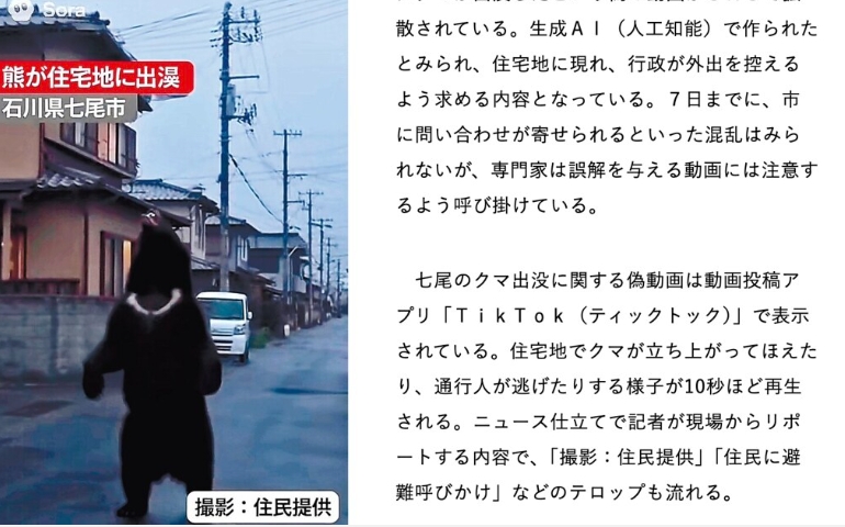 AI熊害影片瘋傳！女高中生赤手搏熊？專家：別鬧了，會出事！