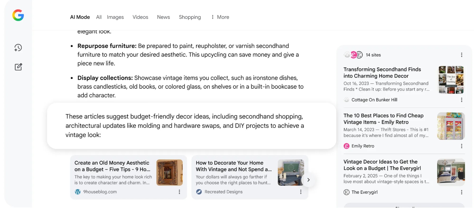 Google 搜尋將大改版，AI 模式強制加入「連結輪播」把流量還給網站