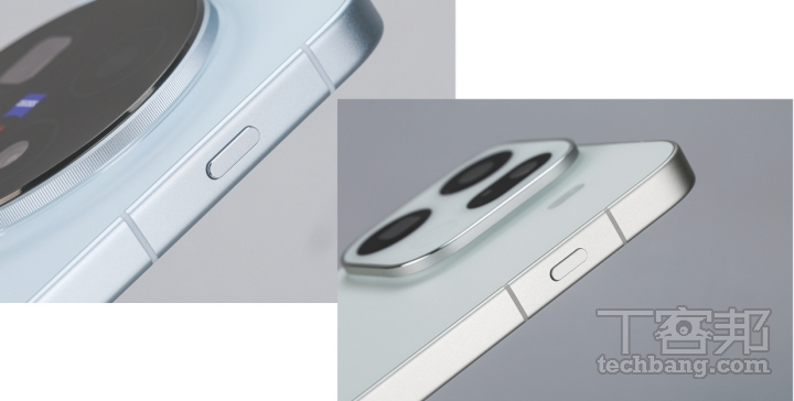 側邊都具備捷徑功能按鈕，按一下可以快速開啟指定功能。