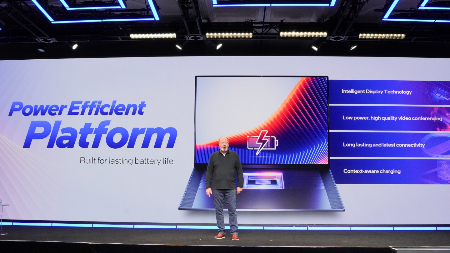 Panther Lake處理器的設計理念之一就是延長電持續航力。