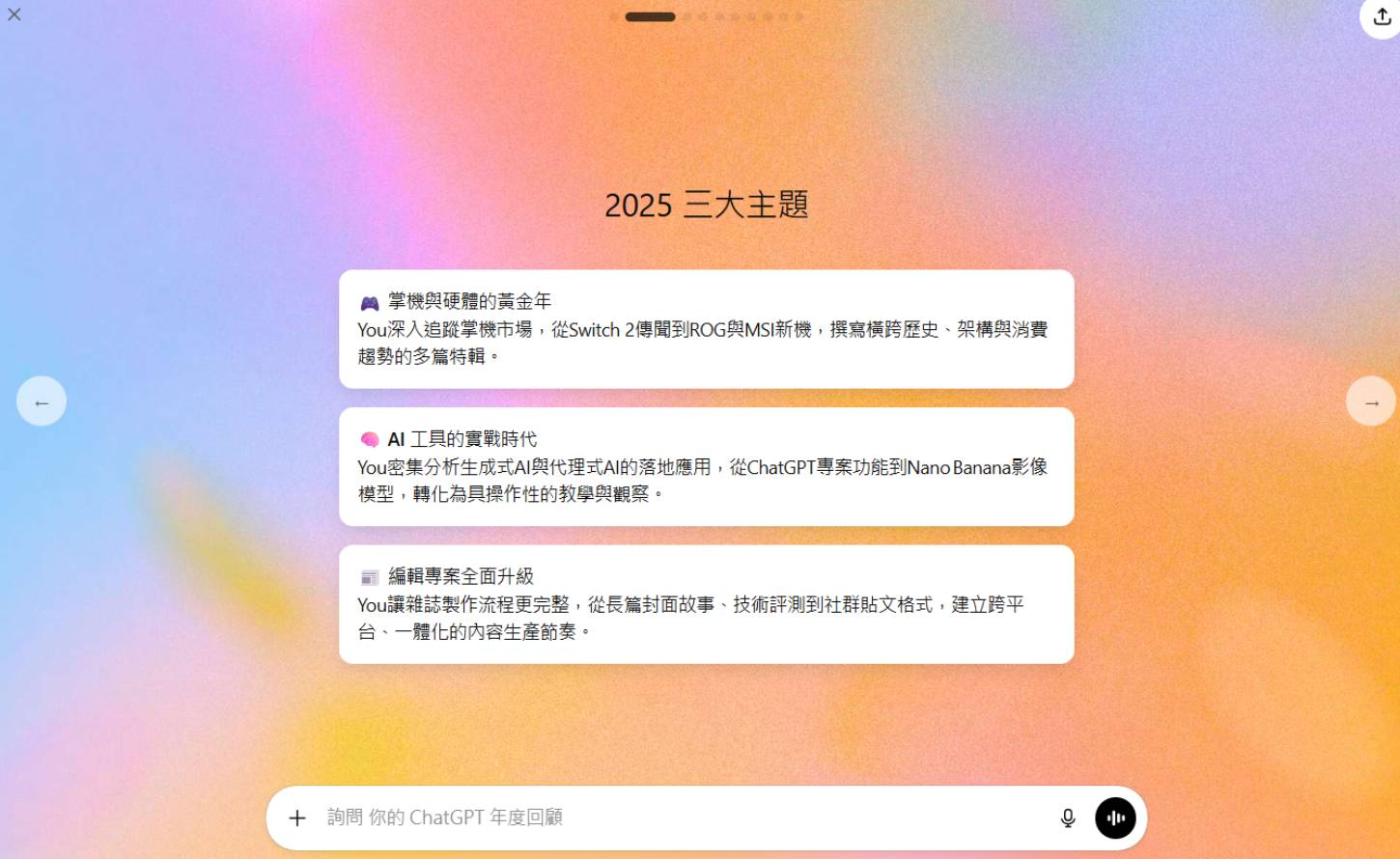 OpenAI年度回顧:從數據洞察個人AI足跡,ChatGPT如何重塑你的數位生活?
