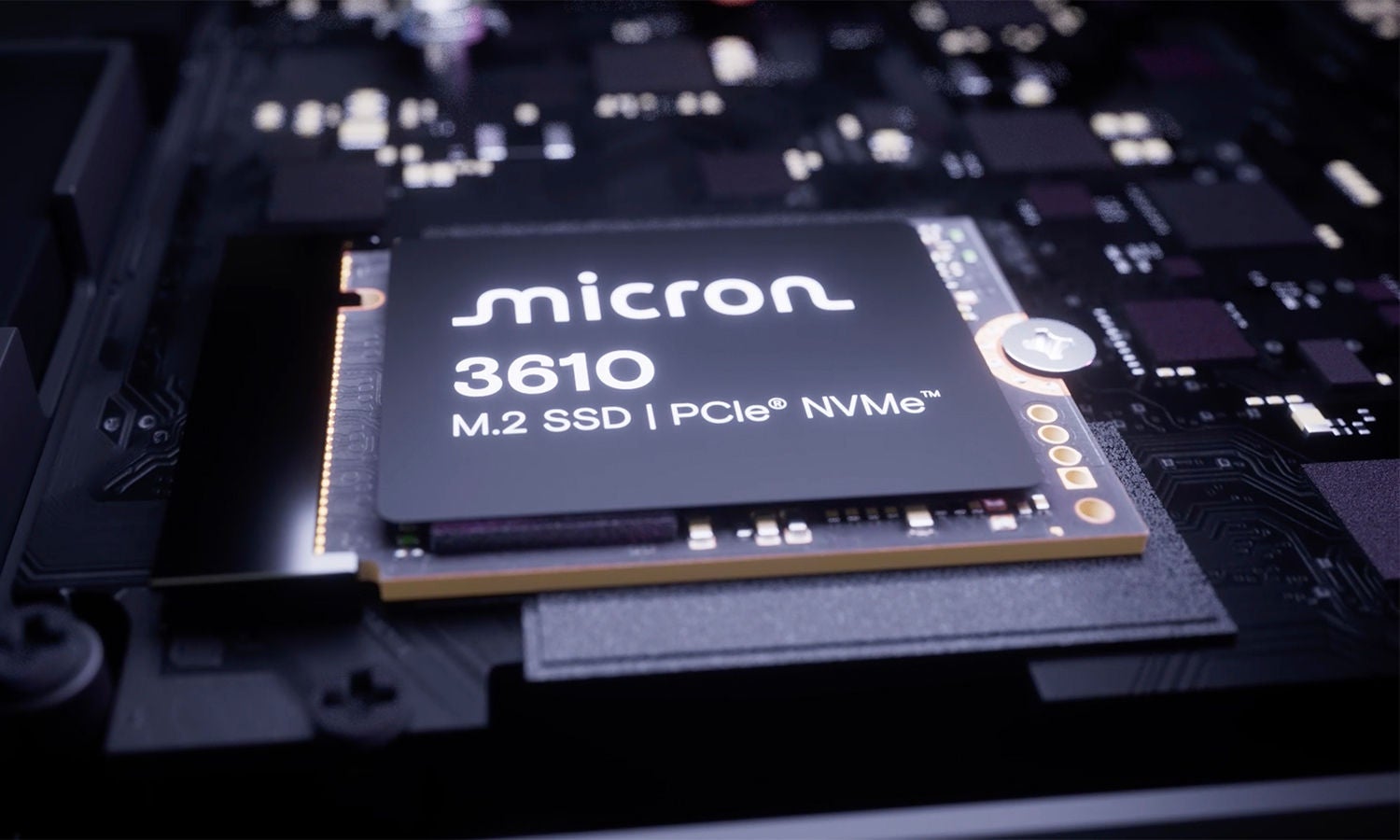 美光推出 Micron 3610 NVMe SSD：首款針對用戶端 AI 運算的 Gen5 QLC SSD