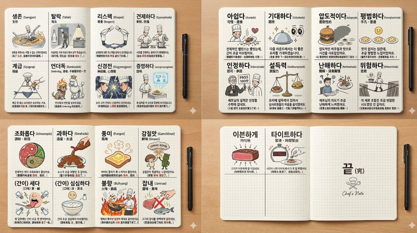 如何用 NotebookLM 與 Nano Banana Pro 打造美感與功能兼具的韓語單字圖卡