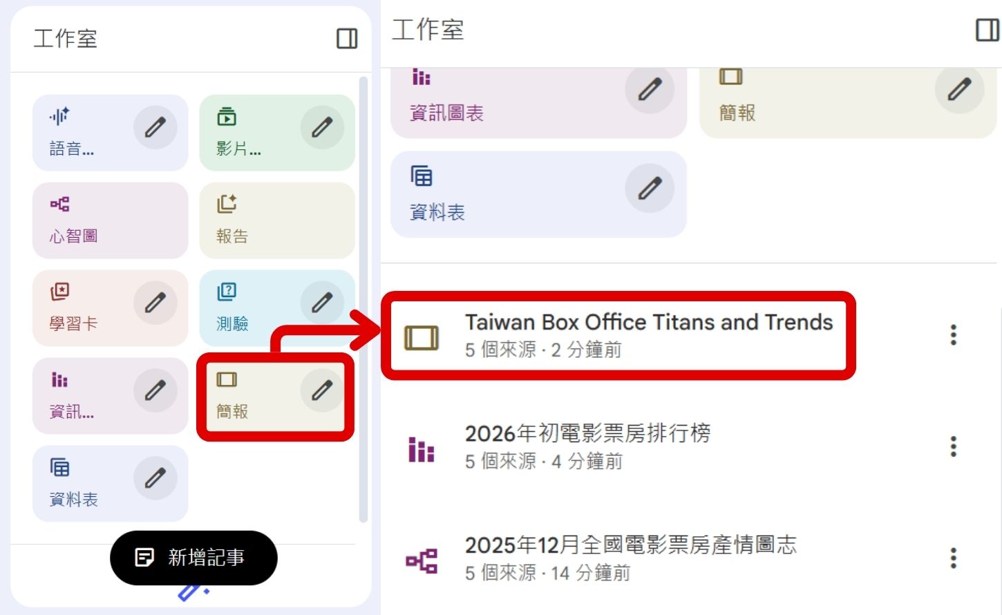 如何用 NotebookLM 秒速讀懂複雜數據！一鍵生成心智圖、資訊圖表與專業簡報
