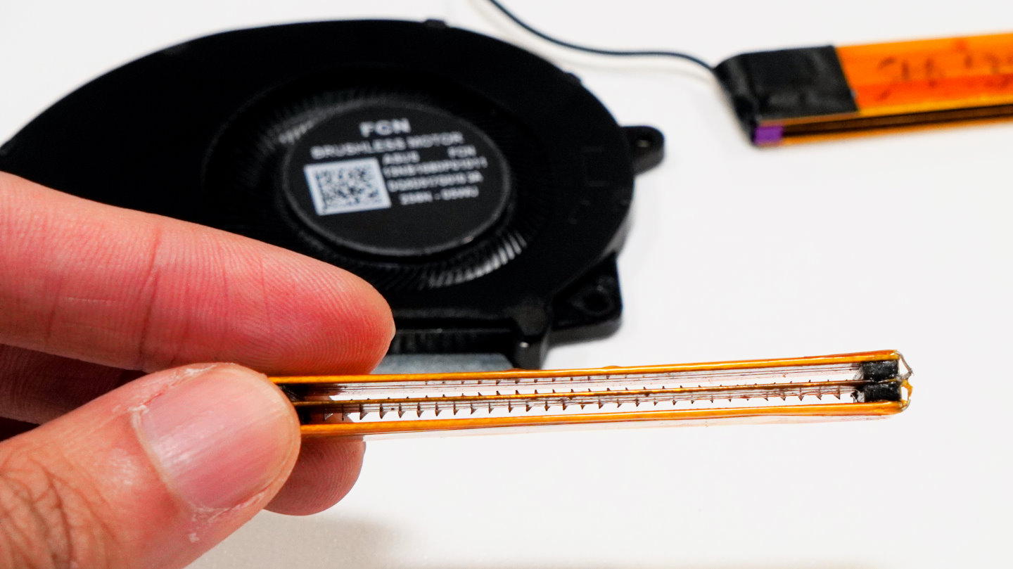 DBD電漿執行器本體的機構也為薄膜狀，並無轉動件。