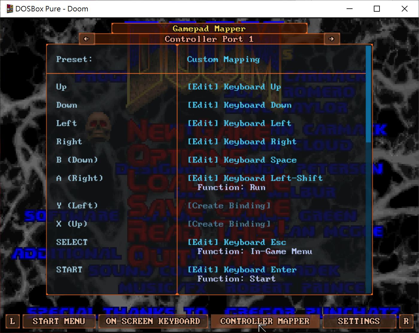 「Controller Mapper」（控制器映射）分頁能夠設定遊戲控制器對應的行為，筆者將在下篇文章詳細介紹。