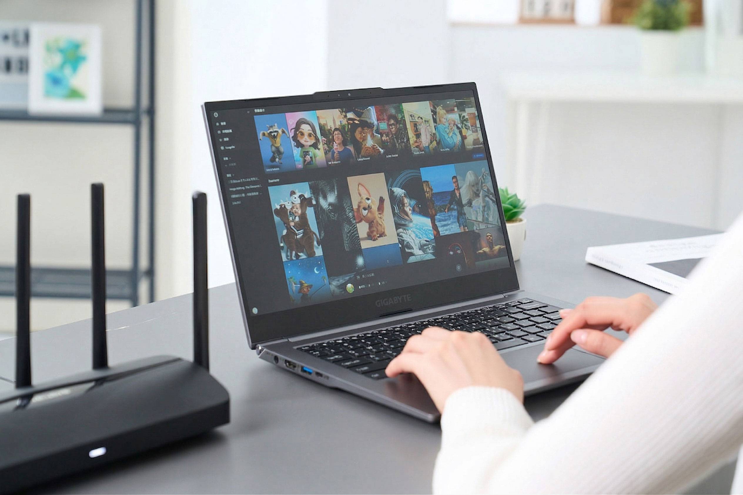 透過 MR47BE 完整的 Wi-Fi 7 規格，進一步讓雲端 AI 創作的流程更為順暢，每一個環節都不卡頓！