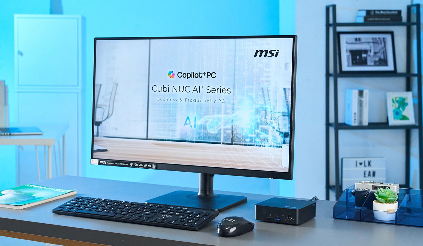 本篇文章開箱主機是 MSI 全新 Cubi NUC AI+ 迷你主機，與過往系列產品同樣小巧可愛，但內在的硬體性能卻迎來大幅度升級！
